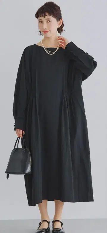 한정판! natural by clip 레이온 린넨 허리 턱 원피스