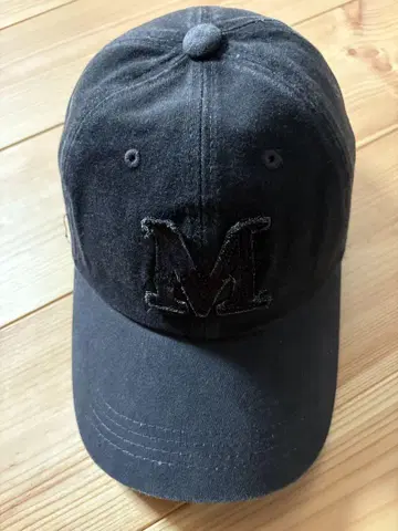 마뗑킴 블랙 캡 M 자수 F