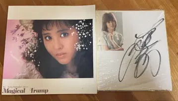 마츠다 세이코 투어 팜플렛 사인 색지
