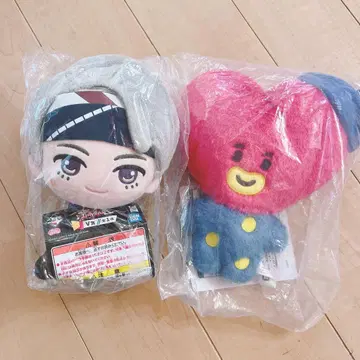 BTS V & BT21 TATA 봉제 인형 세트