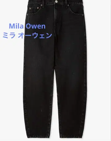 Mila Owen 밀라 오웬 커브 데님 블랙