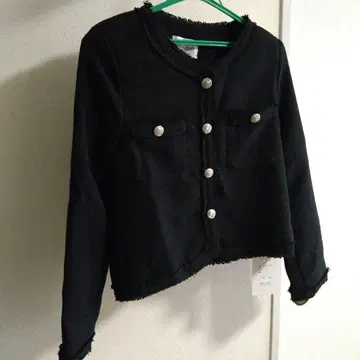 BLUE EAST 블랙 노카라 자켓 M