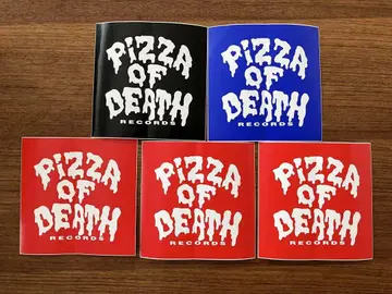 PIZZA OF DEATH 스티커 5장 세트