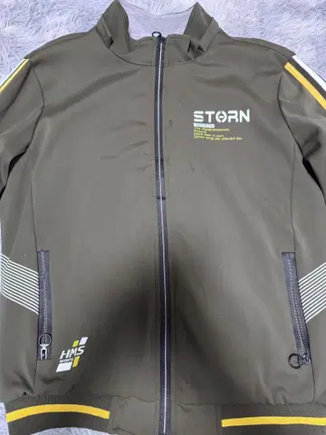 STORN 올리브 그린 블루종 리버서블