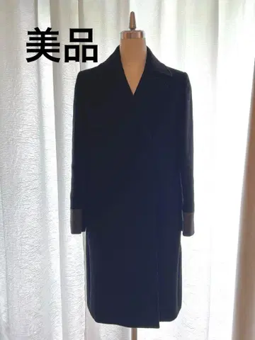 Paul Smith 새상품급 캐시미어 혼방 블랙 더블 브레스트 롱 코트