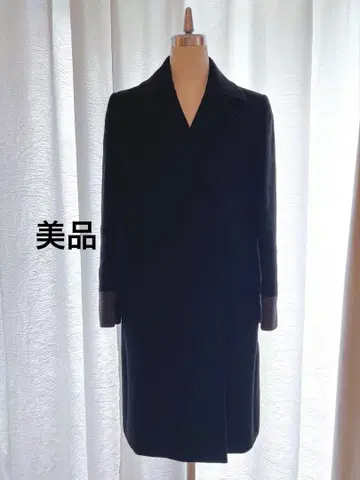 Paul Smith 새상품급 캐시미어 혼방 블랙 더블 브레스트 롱 코트