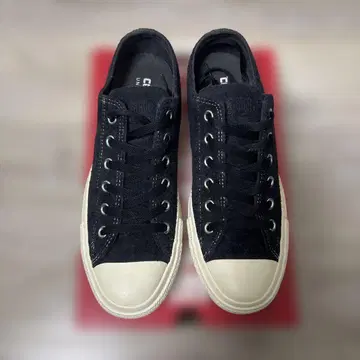 CONVERSE 블랙 스웨이드 로우컷 스니커즈