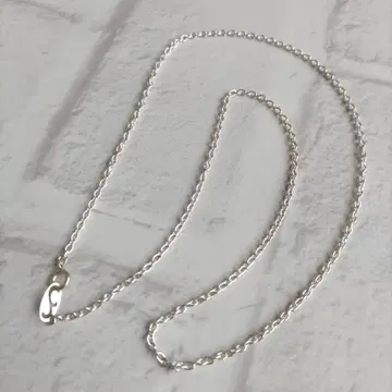 [ UZU ] 실버 체인 목걸이 SV