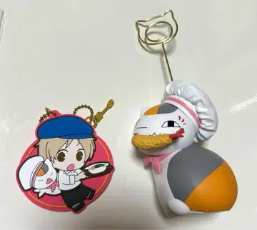 나츠메 우인장 제일복권 러버 체인 메시지 스탠드 냥코 선생님