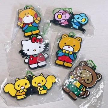 산리오 헬로키티 가챠가챠 러버 마스코트 세트 헤이세이 레트로