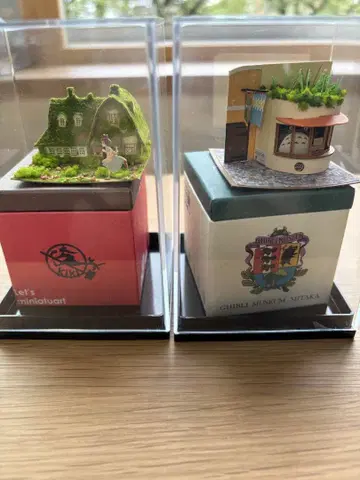 완성품 지브리 미니어처 오키노 저택 토토로 가짜 접수처