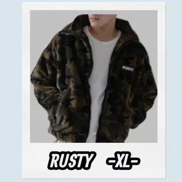 RUSTY 남성용 플리스 자켓 블루종 아우터 XL