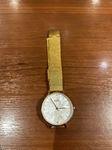 ALTO 골드 메쉬 밴드 손목시계