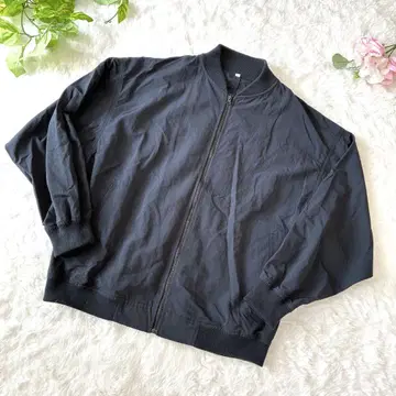MUJILABO 무인양품 나일론 블루종 XXS-XS 블랙