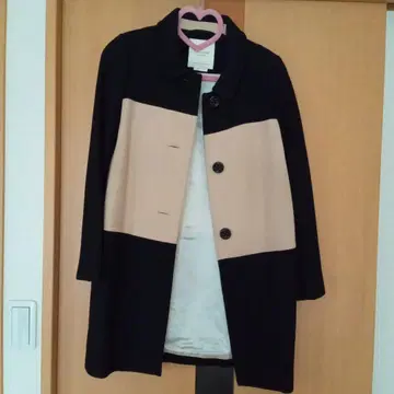kate spade 바이컬러 롱 코트 0A