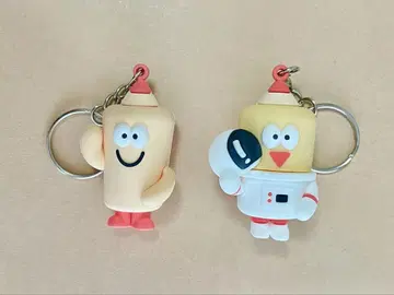 [ 마카로니 연필 마카피 군 키링 2개 세트 ]