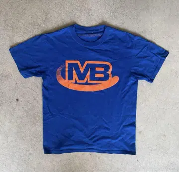 MB!!! Mall Boyz 빅 로고 블루 티셔츠 XL