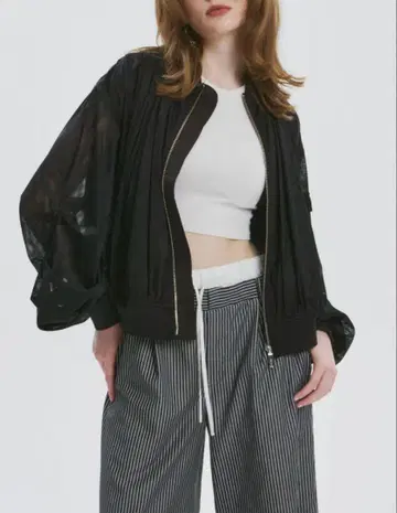 THE TOE LILAC TULLE BLOUSON