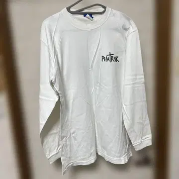 PHATRNK 화이트 긴팔 T셔츠