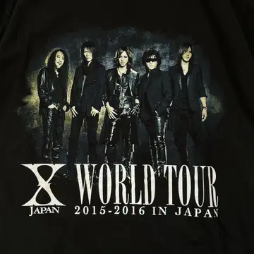 X JAPAN WORLD TOUR 티셔츠 2015-2016