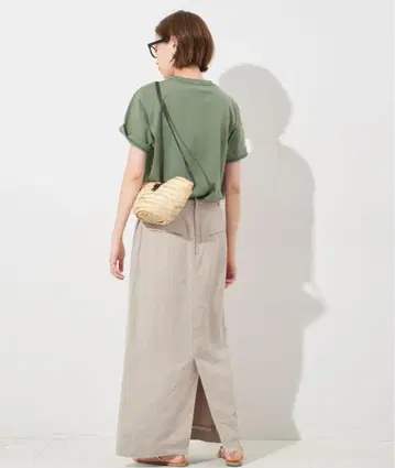 SLOBE IENA / 프렌치 린넨 타이트 스커트