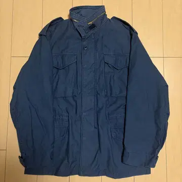 90s USA ALPHA M65 필드 자켓 네이비
