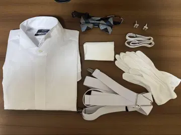 결혼식 신랑 잡화 세트 셔츠 S 사이즈
