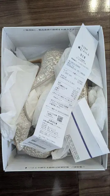 DIANA 글리터 하이힐 23.5cm 9.0