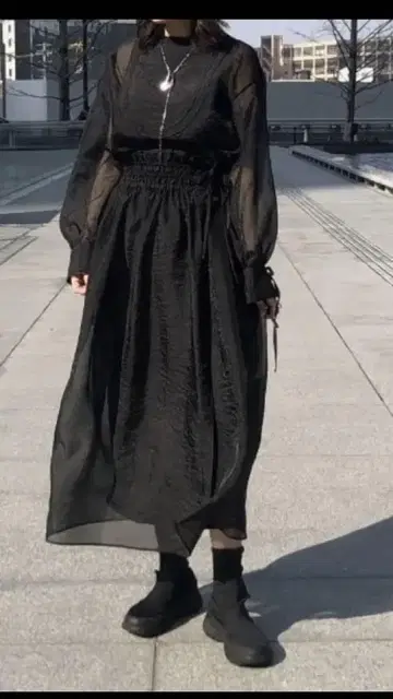 레이빔즈 오간자 셋업