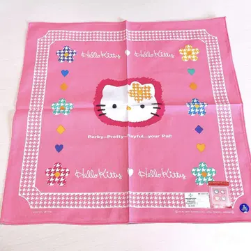 산리오 헬로키티 카오하나 키티 손수건 헤이세이 레트로 1997년