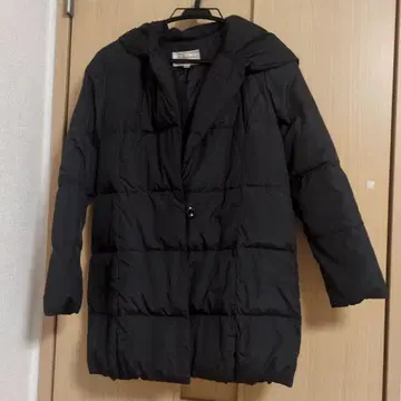 Fabulous 블랙 다운 자켓 후드