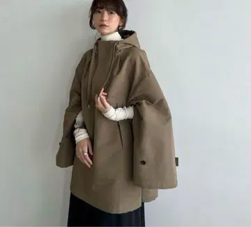 미사용 새상품 CLANE 사이드 오픈 와이드 아노락