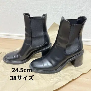 ZARA 힐 사이드 고어 부츠