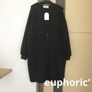 euphoric' 유포릭 20900 미사용 롱 후드티/후디