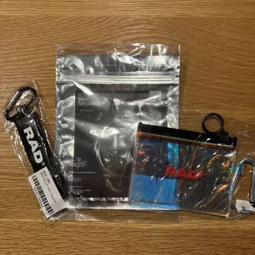 the GazettE 굿즈 파우치, 스티커, 월렛 키 세트