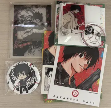 SAKAMOTO DAYS 나구모 아크릴 스탠드 캔뱃지 카드