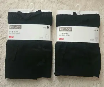 유니클로 UNIQLO 레이온 리라코 블랙 M 2장 세트