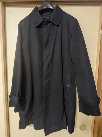 Green label 남성용 네이비 스텐카라 코트 XL