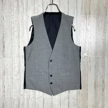 suit select 리버서블 베스트 무지 그레이 블랙