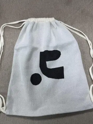로고 포함 캔버스 백팩
