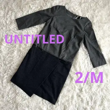 [ 새상품급 ] UNTITLED 언타이틀, 울 원피스, 2/M H