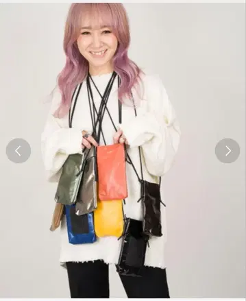 잭 고무 숄더 파우치