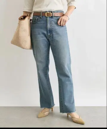 리브 드와 슬릿 데님 MONN.:. (몬)/slit DENIM 38