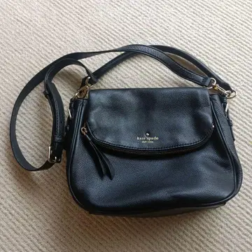 새상품급 kate spade 블랙 가죽 숄더백 핸드백