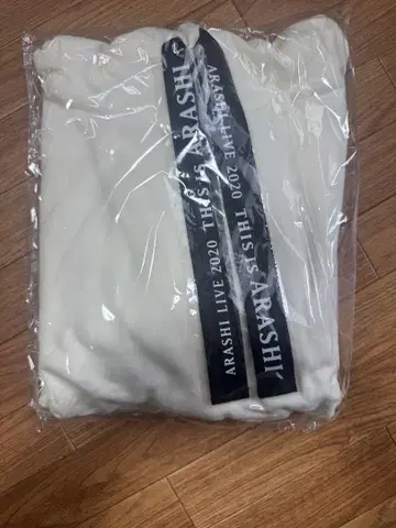 ARASHI LIVE 2020 티셔츠 화이트