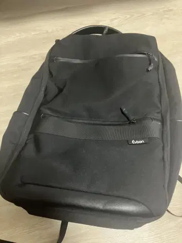 Evoon 블랙 백팩 비즈니스 백