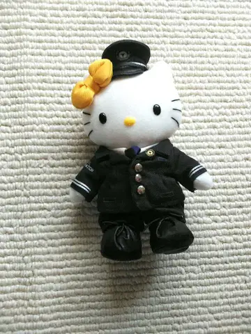 도큐 전철 x HELLO KITTY 콜라보 봉제 인형