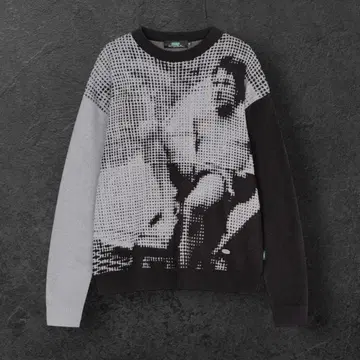 y2k 니트 짧은 기장 한국 브랜드 LARRY CLARK 단종