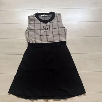 ROYAL PARTY 체크 무늬 니트 베스트 F(S)
