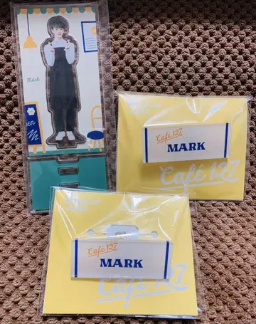 Cafe 127 MARK 아크릴 스탠드 명찰 세트
